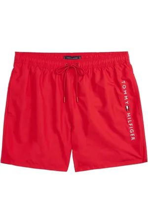 Tommy Hilfiger Medium Length Drawstring Swim TrunksS