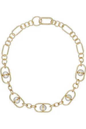 Ted Baker PERRIET: Statement Pearl Chain NecklaceJeden