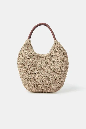 Accessorize Raffia Scoop Shoulder BagJeden