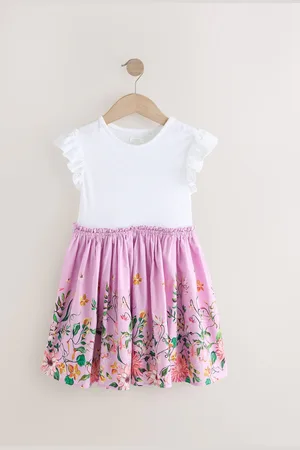 Next Floral Print Skirt 100% Cotton Dress (3-12yrs)8 lat (128 cm)