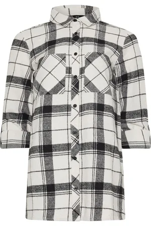Long Tall Sally 100% Cotton Check Shirt36 Wysoki