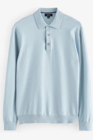 Next Knitted Long Sleeve Polo ShirtXXL
