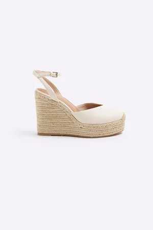 River Island Closed Toe Wedge Sandalseu38