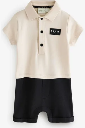 Ted Baker Stone 100% Cotton Polo Romper8086 cm