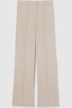 Reiss Brittany Straight-Leg Textured Wool-Blend Suit Trousers42 L
