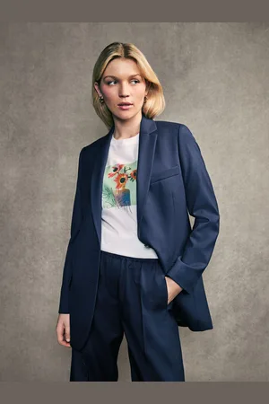 Paul Smith PS Paul Smirth Dark Blue Tailored Blazer34