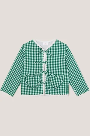Monsoon Gingham Tie 100% Cotton Jacket134140 cm