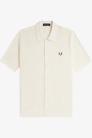 Fred Perry Ribbed Knitted ShirtL
