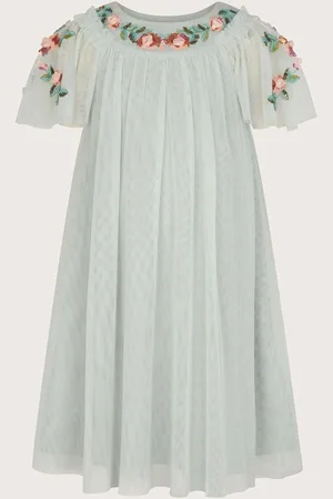 Monsoon Evi Embellished Tulle Swing Dress152158 cm