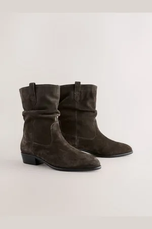 Next Forever Comfort Suede Slouch Ankle BootsEU 42 (UK 8)