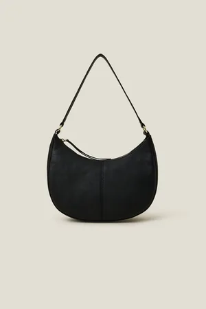 Accessorize Leather Scoop Shoulder BagJeden