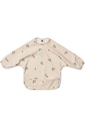 Liewood Natural Merle Printed Long Sleeve BibJeden