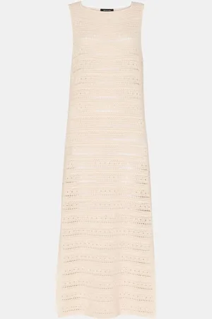 Whistles Long Crochet Beach 100% Cotton DressS