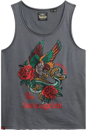 Superdry Neo Trad Tattoo Scoopneck 100% Cotton Tank40