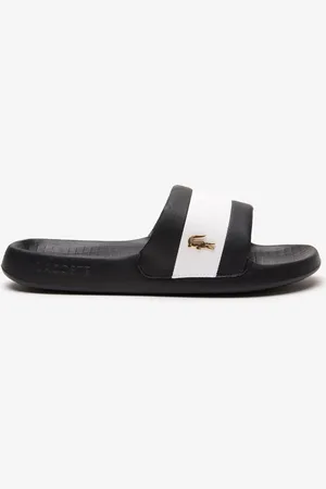 Lacoste Logo Stripe SlidersEU 46 (UK 11)