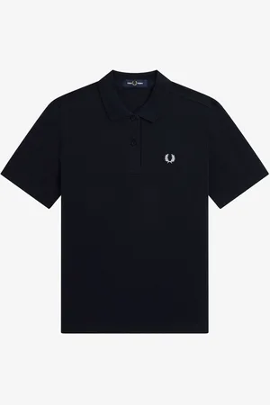 Fred Perry Navy Twin Tipped 100% Cotton Polo Shirt42