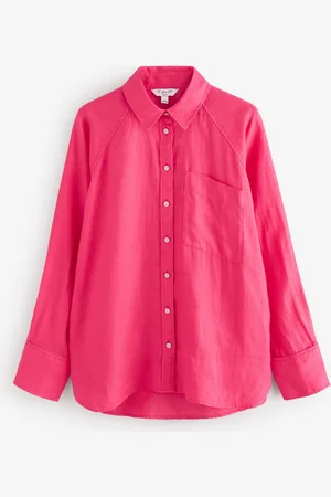 Next 100% Linen Button Down Relaxed Long Sleeve Shirt40