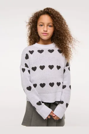 Abercrombie & Fitch Grey Heart Knitted Jumper7