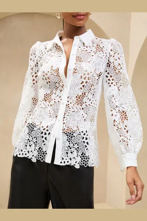 Lipsy London Luxury Lace Shirt44