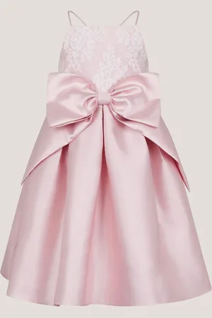 Monsoon Juniper Satin Lace Bow Bridesmaid Dress152158 cm