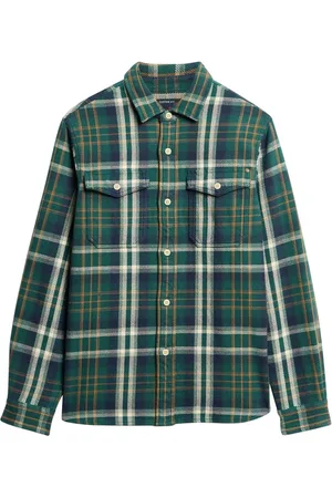 Superdry Oversized The Merchant Store Heavy Checked ShirtXXXL