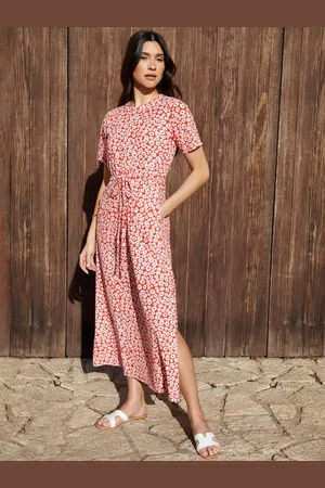 Threadbare Ruched Waist Jersey Midi DressEU 42 (UK 14)