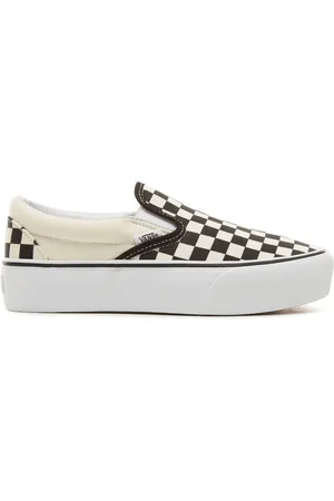 Vans Damskie wsuwane buty sportowe Classic na platformie ze wzorem w kratęEU 42 (UK 8)