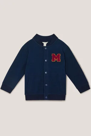 Monsoon Denim Jersey Bomber Jacket110116 cm