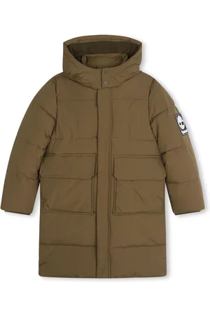 Timberland Green Hooded Longline Puffer Coat12 lat (152 cm)
