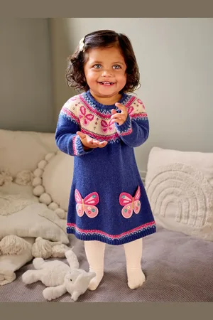 JoJo Maman Bébé Fair Isle Pattern Knitted Dress6