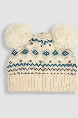 JoJo Maman Bébé Pom Pom Fair Isle Pattern Hat3