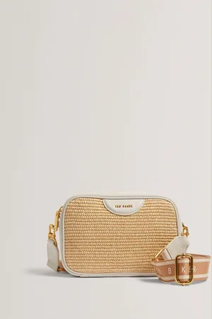 Ted Baker Bardas Webbing Faux Raffia Camera Cross-Body BagJeden