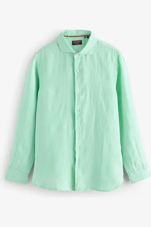 Superdry Wakacyjna koszula z długim rękawem, w 100% z lnuX-Large