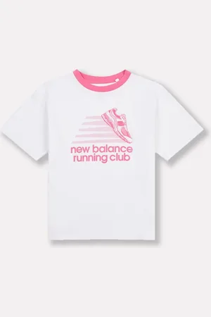 New Balance Kids Running Club Graphic 100% Cotton T-Shirt166168 cm