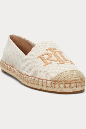 Ralph Lauren Cameryn Cross-Dyed Canvas Espadrille ShoesEU 38 (UK 5)