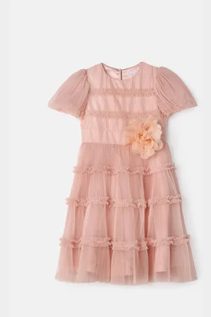 Angel & Rocket Clara Pleated Mesh Corsage Dress10 lat (140 cm)