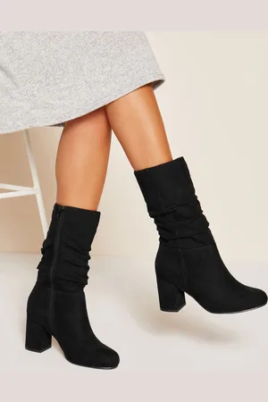 Friends Like These Block Heel Ruched Long BootsEU 38 (UK 5)