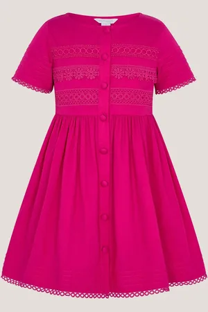 Monsoon 100% Cotton Embroidered Short Sleeve Dress12