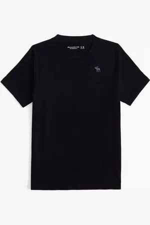 Abercrombie & Fitch Short Sleeve Icon Logo Crew Neck Black T-Shirt7