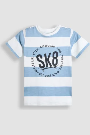 JoJo Maman Bébé Skate Striped T-Shirt110116 cm