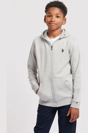 U.S. Polo Assn. U. S. Polo Assn. Boys 100% Cotton Double Horsemen Zip Hoodie12