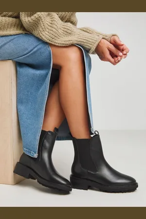 JD Williams Chunky Suede Chelsea Boots In Extra Wide FitEU 39 (UK 6)