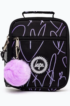 Hype . Glitter Scribble Heart Black Lunch BoxJeden