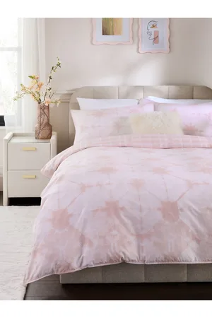 Next 100% Cotton Washed Tie Dye Shibori Reversible Duvet Cover and Pillowcase SetSuper King