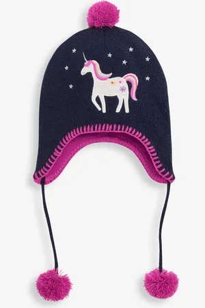 JoJo Maman Bébé Unicorn Appliqué Hat0