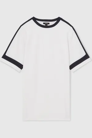 Reiss Grand Oversized Textured T-Shirt2X-L