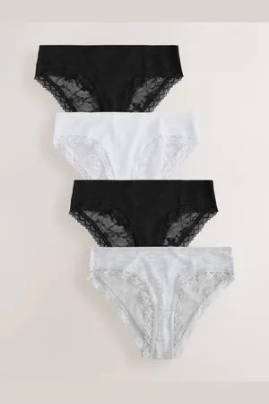 Next Modal Lace Cotton Knickers 4 Pack42