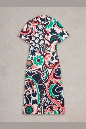 White Stuff Rua Jersey Shirt Dress36