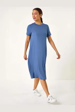 Roman Plain Stretch T-Shirt Dress48