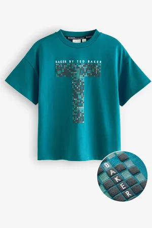 Ted Baker Green Graphic Print 100% Cotton T-Shirt6 lat (116 cm)